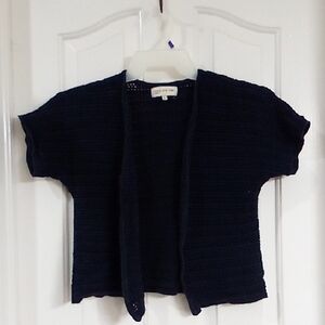 Jones New York Dark Blue Knit Top